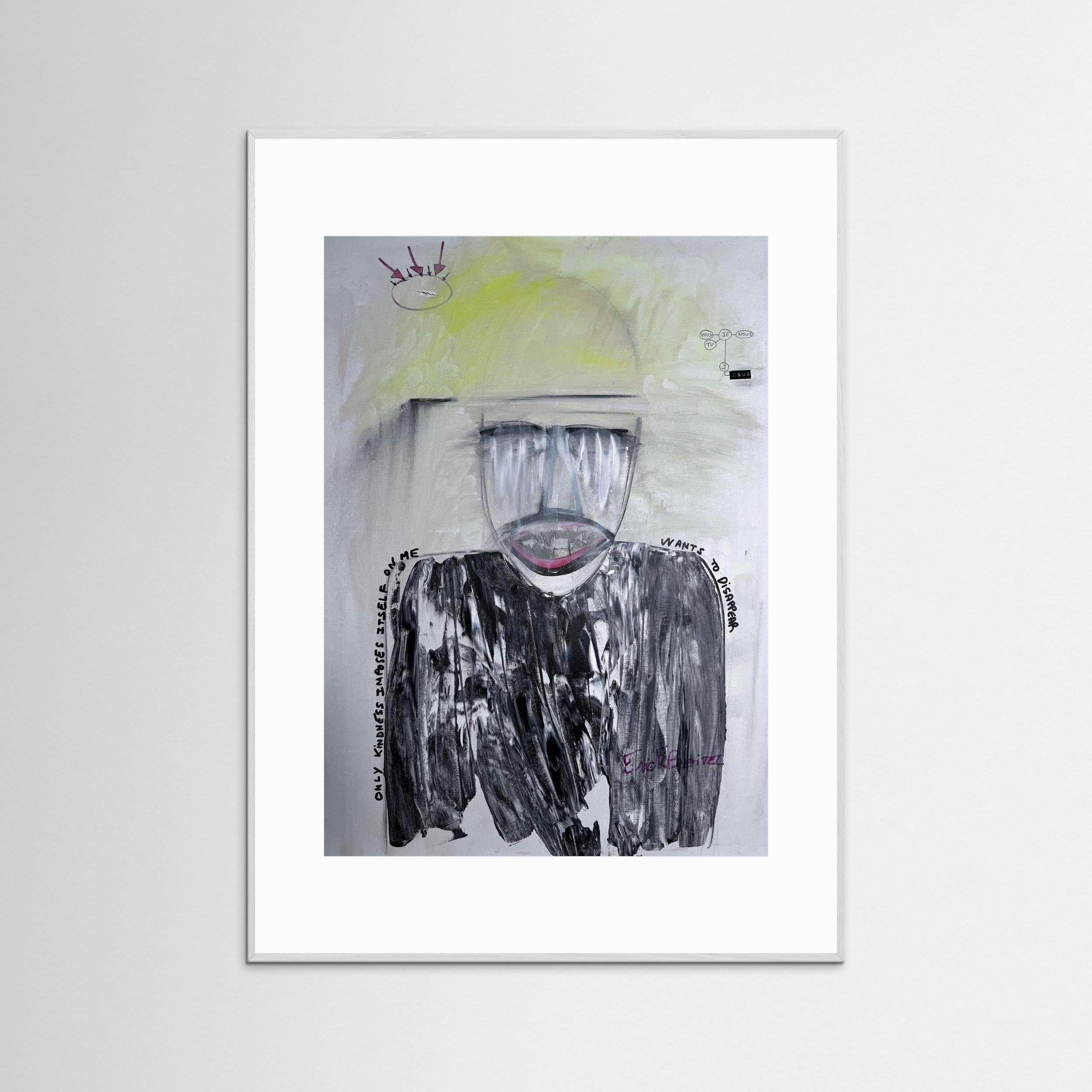 Want to Disappear. Limited Edition. Print on Fine Art Paper.