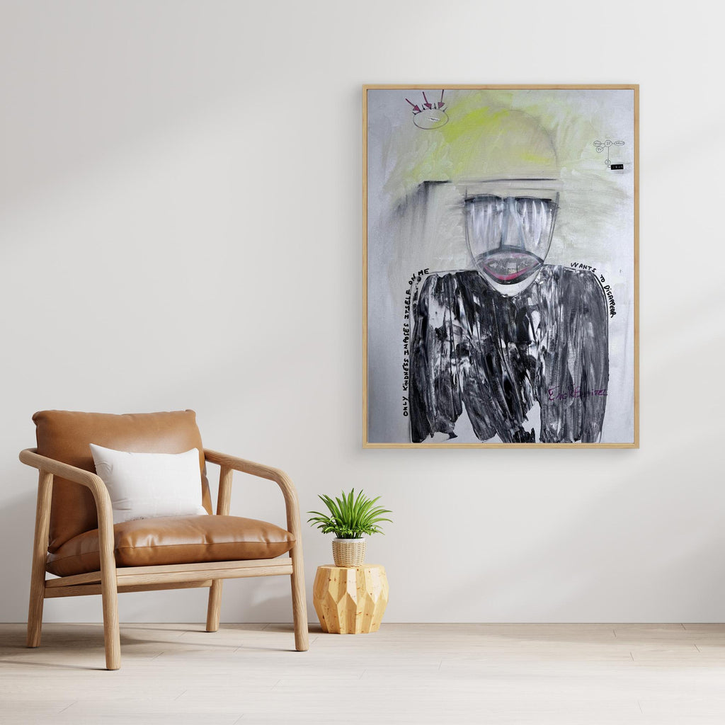 WANTS to DISAPPEAR. Limited High JetPrint on Canvas.