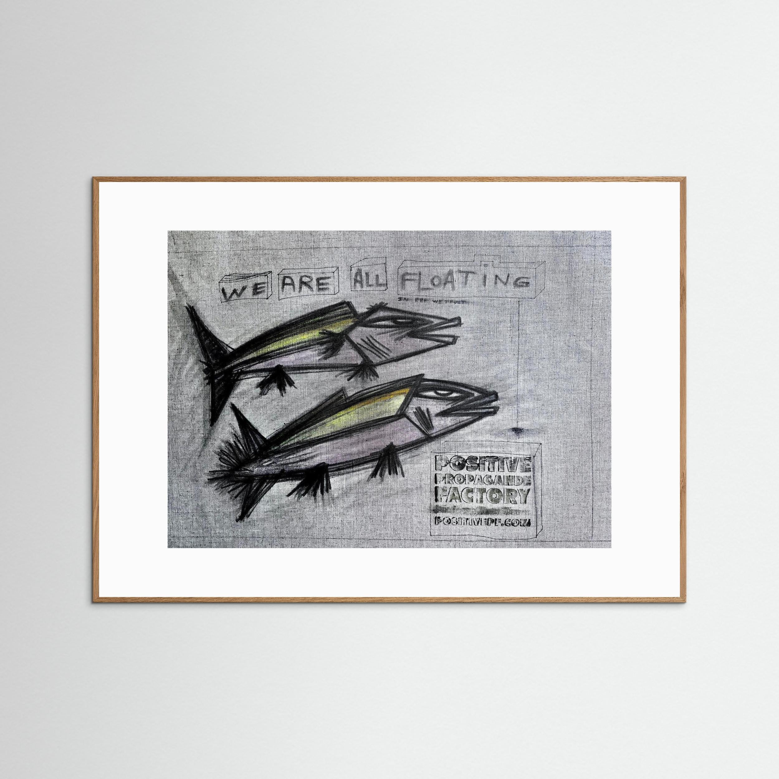 We Are all Floating. Limited Print on Fine Art Paper