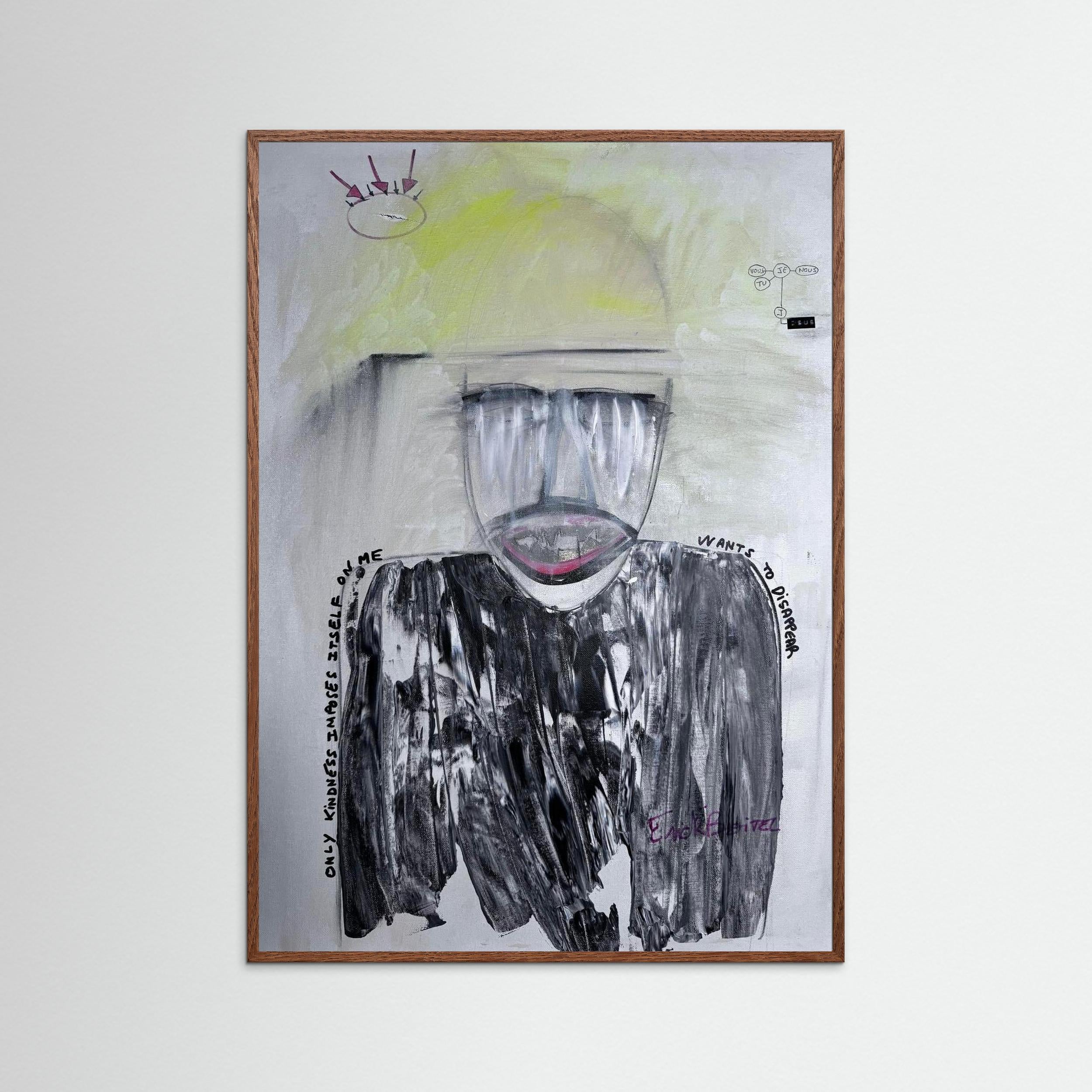 Want to Disappear. Limited Edition. Print on Fine Art Paper.