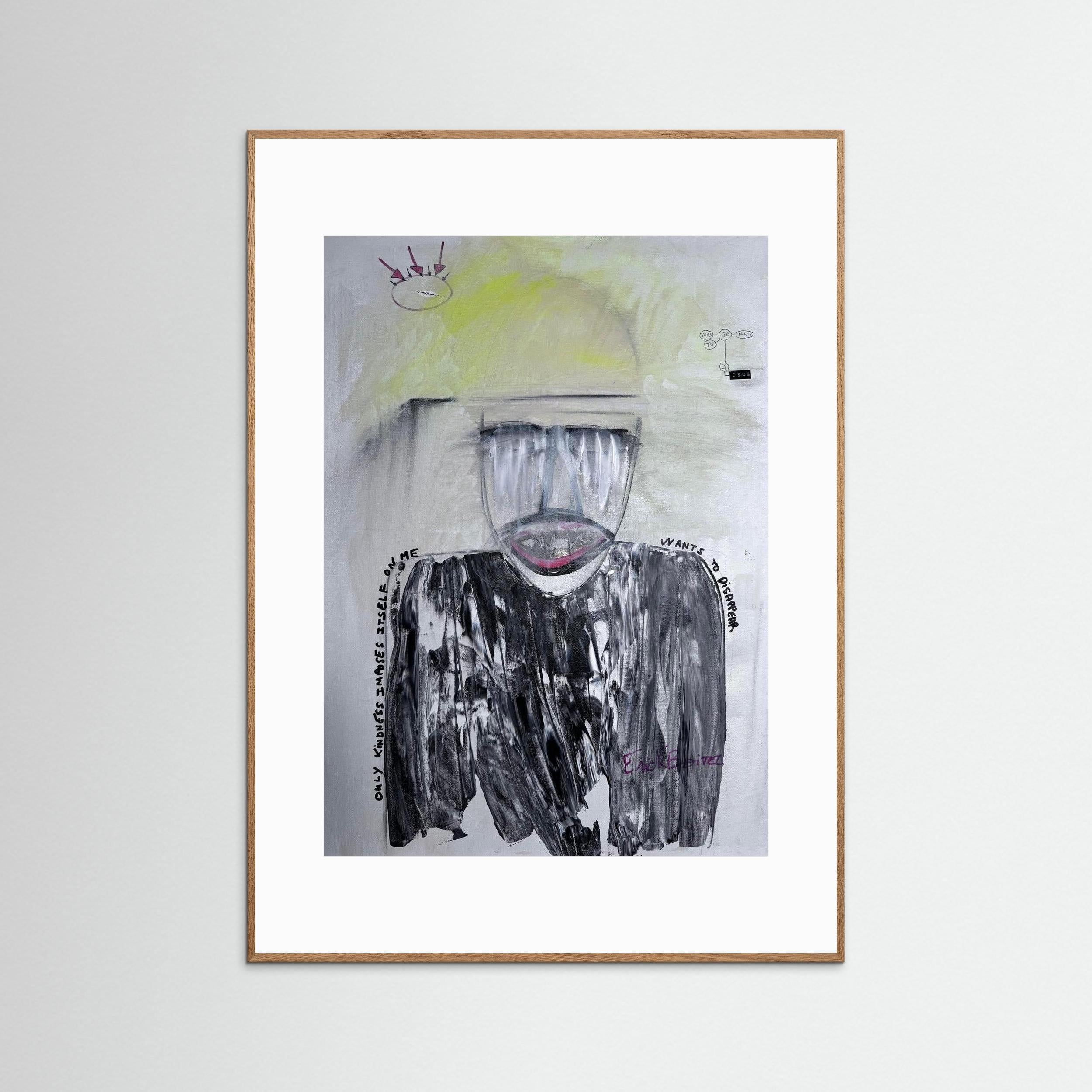 Want to Disappear. Limited Edition. Print on Fine Art Paper.