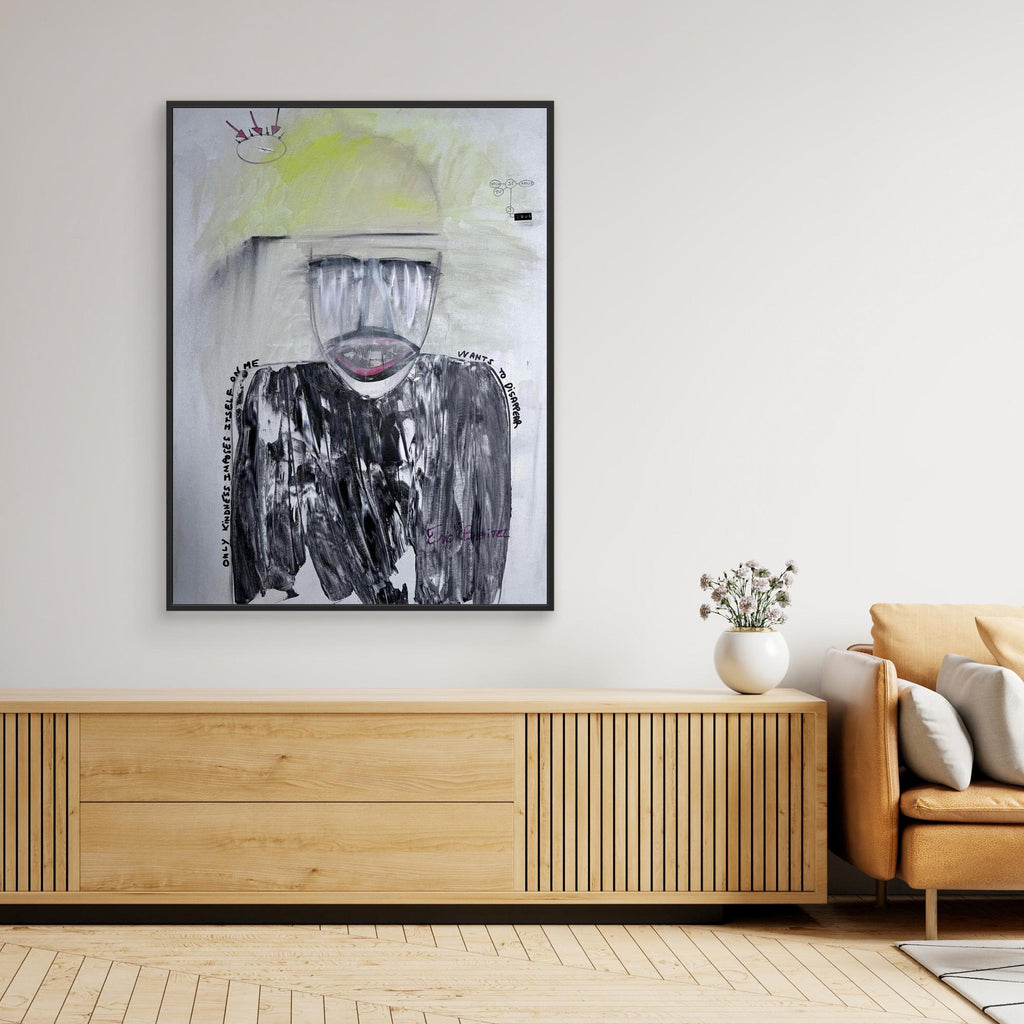 WANTS to DISAPPEAR. Limited High JetPrint on Canvas.