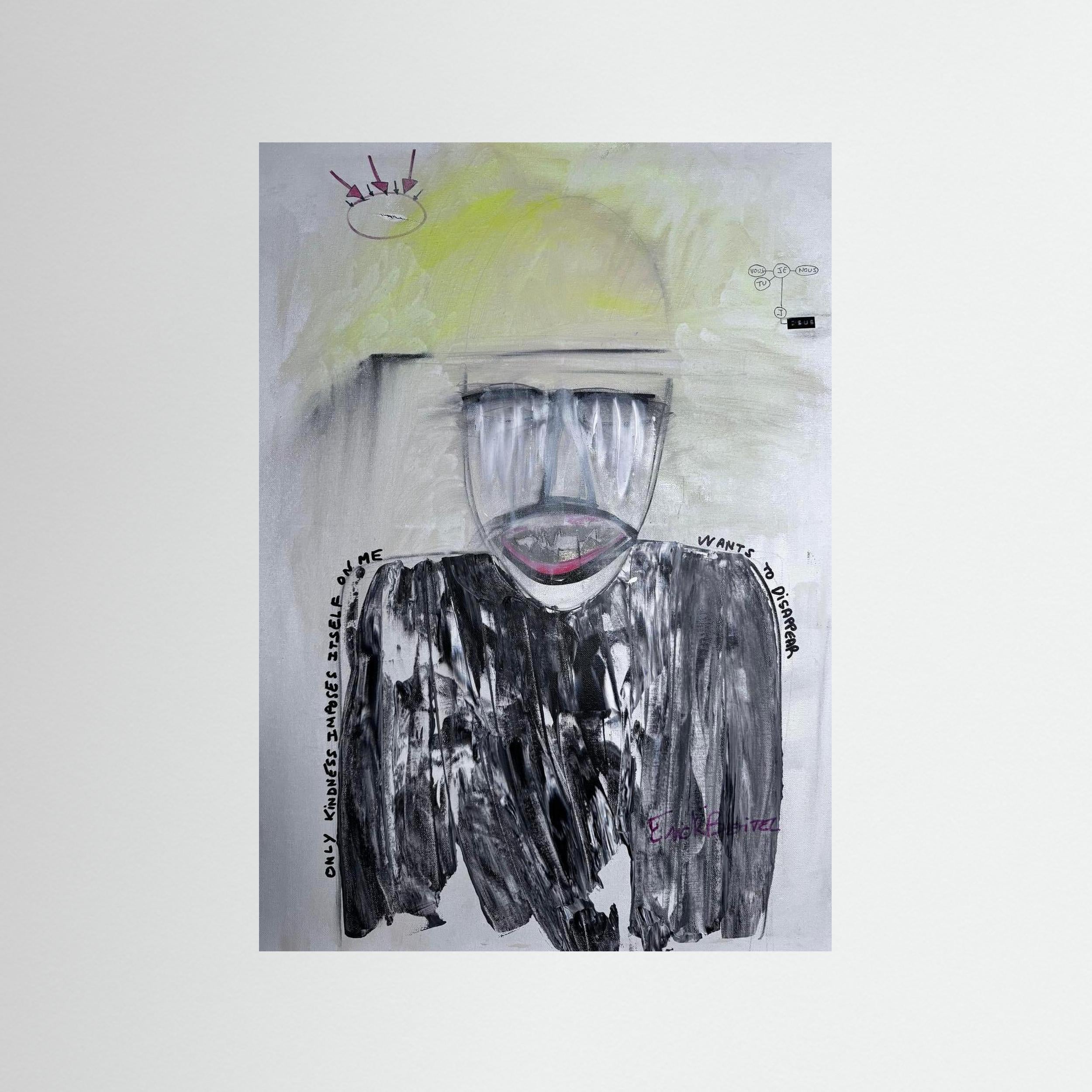 Want to Disappear. Limited Edition. Print on Fine Art Paper.