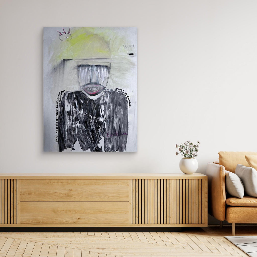 WANTS to DISAPPEAR. Limited High JetPrint on Canvas.