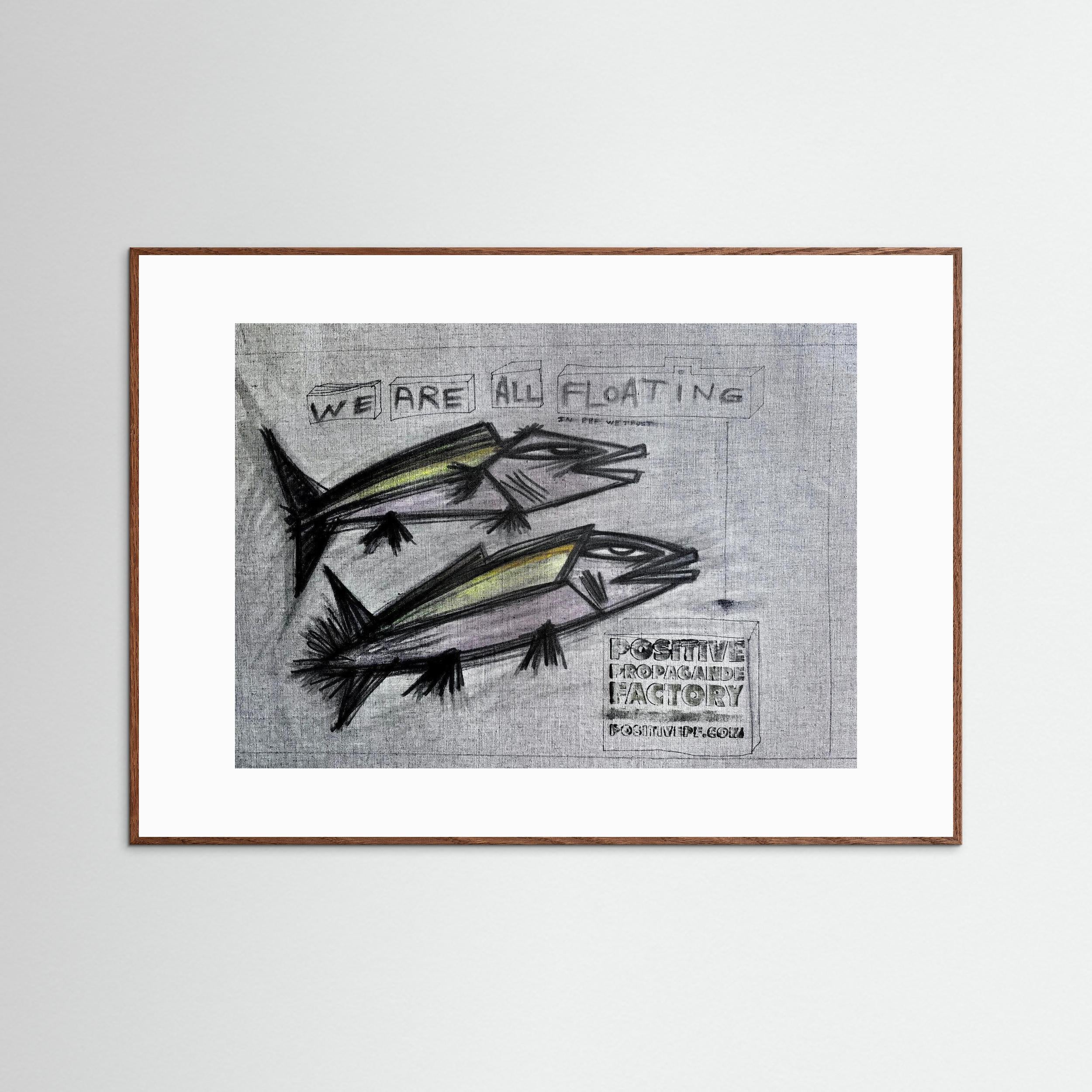 We Are all Floating. Limited Print on Fine Art Paper