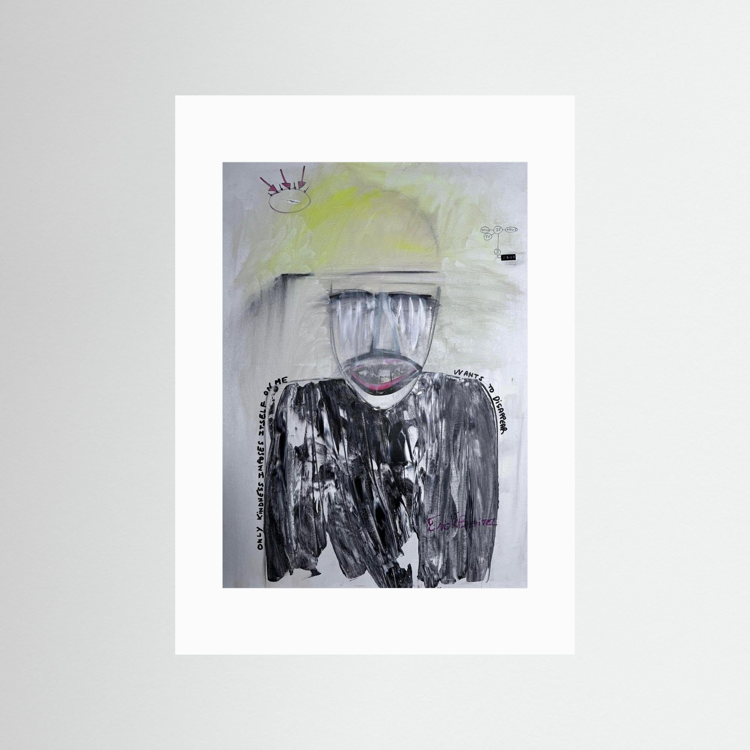 Want to Disappear. Limited Edition. Print on Fine Art Paper.
