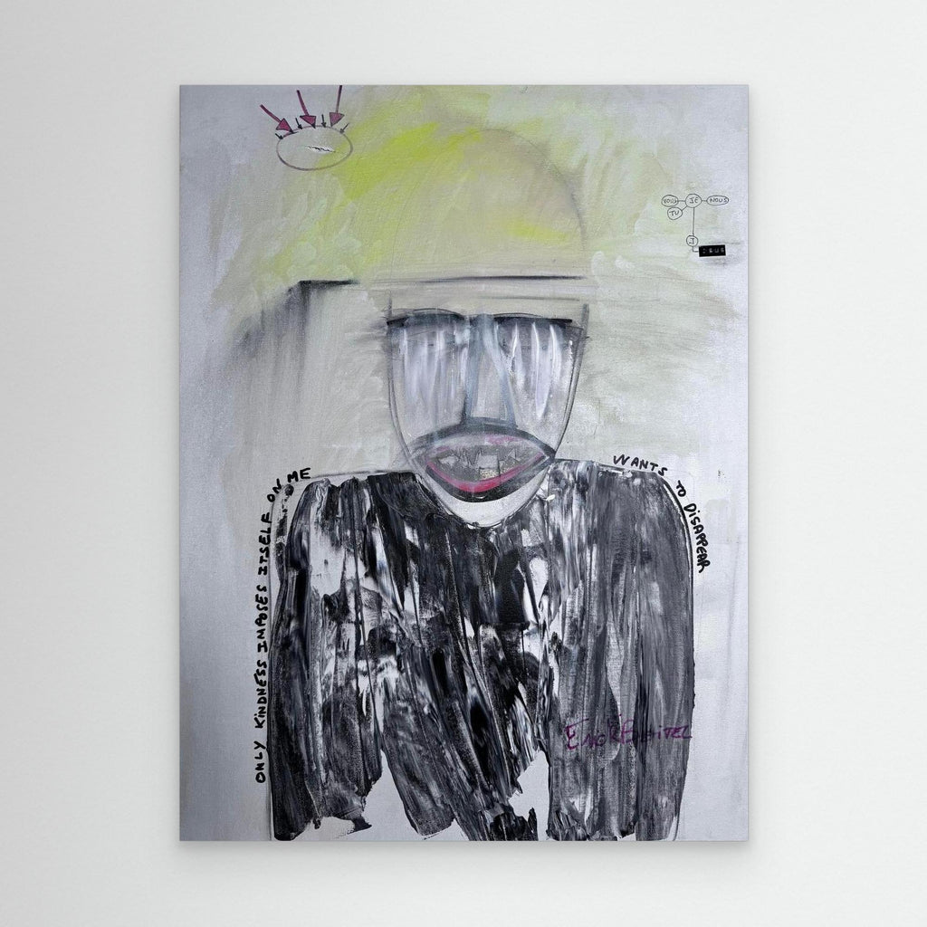 WANTS to DISAPPEAR. Limited High JetPrint on Canvas.
